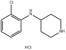 N-(2-氯苯基)哌啶-4-胺二盐酸盐, 1188374-15-3, 结构式