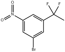 1-溴-3-(1,1-二氟乙基)-5-硝基苯, 1188932-41-3, 结构式