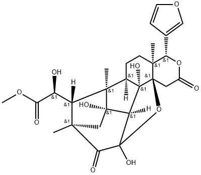 1-O-Deacetyl-2alpha-hydroxykhayalide E Struktur