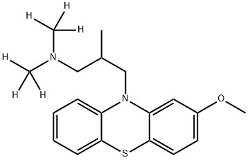 (±)-Methotrimeprazine (D6) Struktur