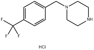 1-(4-(三氟甲基)苄基)哌嗪二盐酸盐 结构式