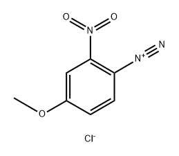 Benzenediazonium, 4-methoxy-2-nitro-, chloride (1:1) Struktur