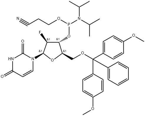 2'-ARA-2'-F-2'-DU单体(U-FANA单体) 结构式