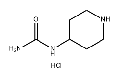(Piperidin-4-yl)urea hydrochloride Structure
