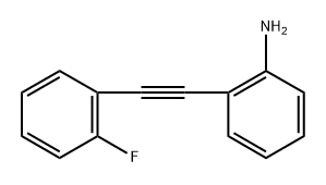 2-((2-fluorophenyl)ethynyl)aniline,1190199-89-3,结构式