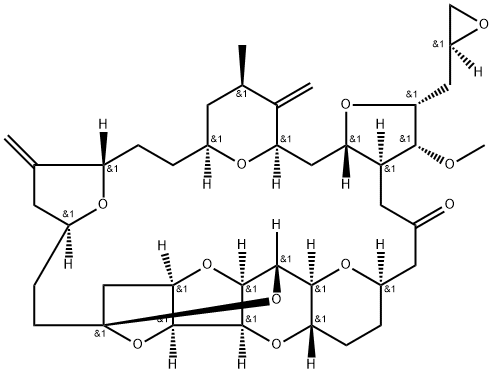 11,15:18,21:24,28-Triepoxy-7,9-ethano-12,15-methano-9H,15H-furo[3,2-i]furo[2',3':5,6]pyrano[4,3-b][1,4]dioxacyclopentacosin-5(4H)-one, hexacosahydro-3-methoxy-26-methyl-20,27-bis(methylene)-2-[(2S)-2-oxiranylmethyl]-, (2R,3R,3aS,7R,8aS,9S,10aR,11S,12R,13aR,13bS,15S,18S,21S,24S,26R,28R,29aS)-|艾瑞布林杂质14