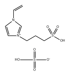 1H-Imidazolium, 3-ethenyl-1-(3-sulfopropyl)-, sulfate (1:1) Structure