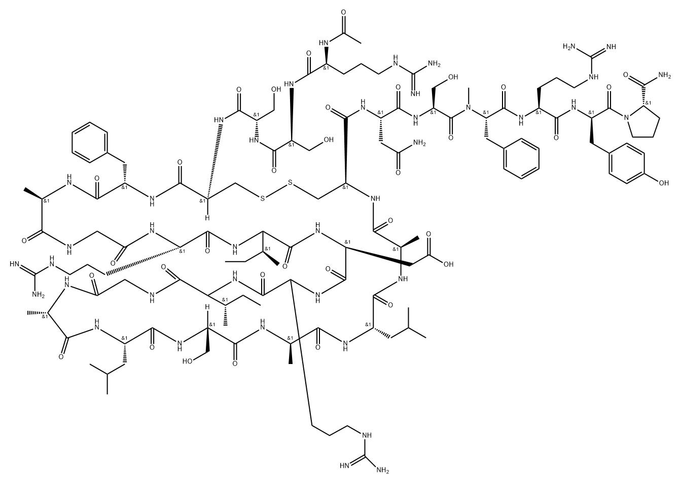 atrial natriuretic factor 270 Structure