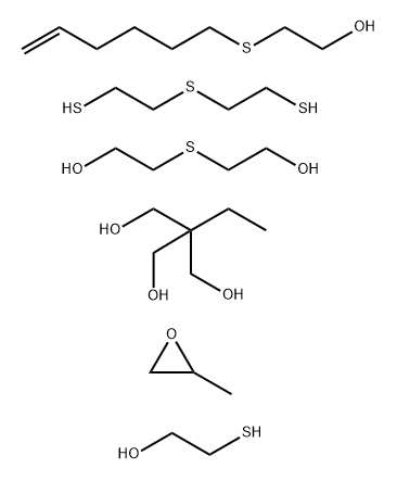 1,3-프로판디올,2-에틸-2-(히드록시메틸)-,2-(5-헥세닐티오)에탄올,2-메르캅토에탄올-프로필렌옥사이드반응생성물,2,2-티오비스에탄올및2,2-티오비스에탄티올과중합체