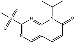 8-Isopropyl-2-(methylsulfonyl)pyrido[2,3-d]pyrimidin-7(8H)-one Structure