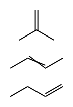 1-BUTENE,POLYMERWITH2-BUTENEAND2-METHYL-1-PROPENE,EP. 化学構造式