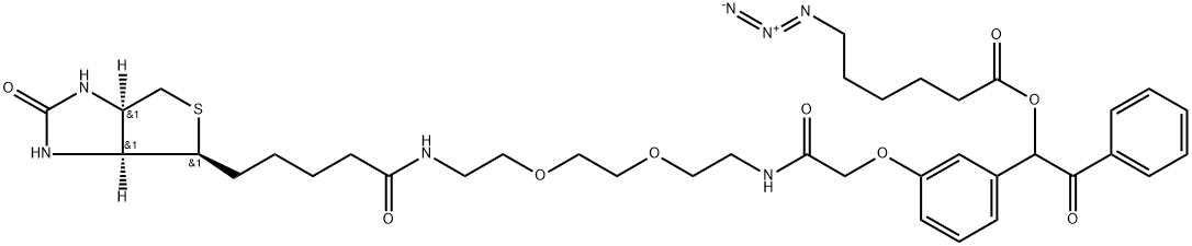 UV Cleavable Biotin-PEG2-Azide,1192802-98-4,结构式