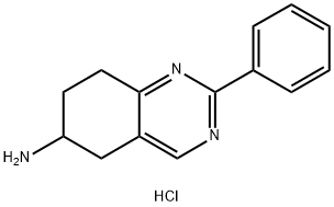 2-苯基-5,6,7,8-四氢喹唑啉-6-胺二盐酸盐, 1193389-46-6, 结构式