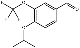 4-Isopropoxy-3-(trifluoromethoxy)benzaldehyde,1193467-46-7,结构式