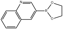 3-(1,3,2-Dioxaborolan-2-yl)quinoline 结构式