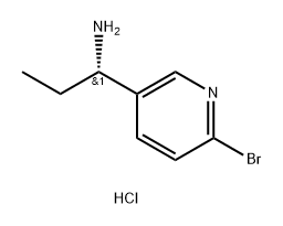 (S)-1-(6-bromopyridin-3-yl)propan-1-amine  DIHYDRICHLIRIDE,1194020-16-0,结构式