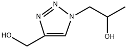 1H-1,2,3-Triazole-1-ethanol, 4-(hydroxymethyl)-α-methyl- Struktur