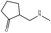2-((methylamino)methyl)cyclopentan-1-one Structure