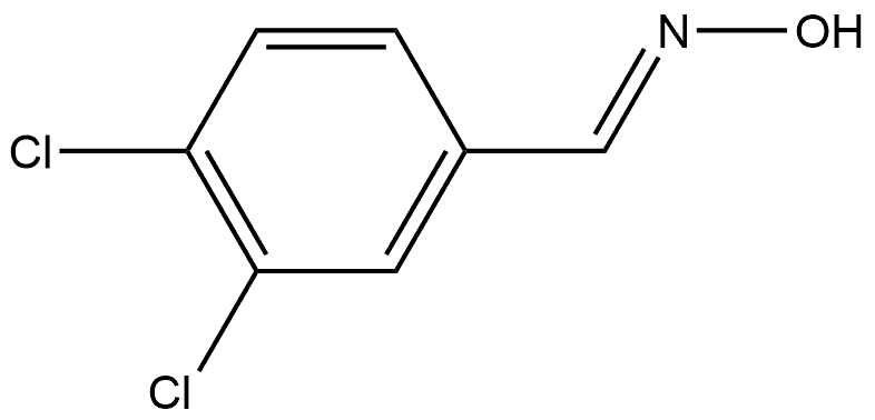 N-[(3,4-dichlorophenyl)methylidene]hydroxylamine 化学構造式