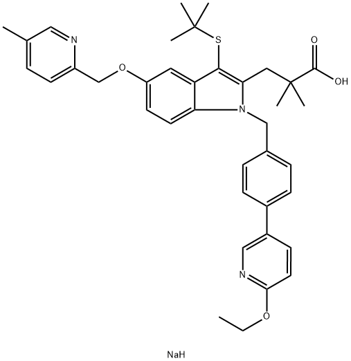 GSK2190915 (sodiuM salt) Struktur
