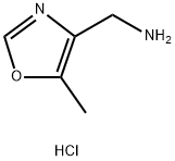 (5-methyl-1,3-oxazol-4-yl)methanamine hydrochloride Structure