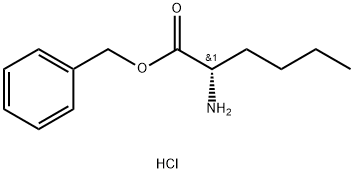 H-L-Nle-OBzl·HCl 化学構造式