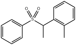 1-methyl-2-(1-(phenylsulfonyl)ethyl)benzene,1198425-36-3,结构式