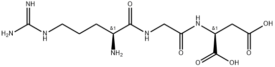 poly (arginyl-glycyl-aspartic acid) 结构式