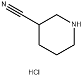 3-Piperidinecarbonitrile, hydrochloride (1:1) Struktur