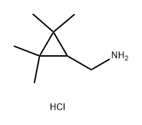 (2,2,3,3-tetramethylcyclopropyl)methanamine hydrochloride Structure