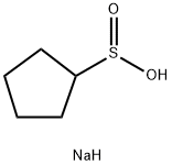 环戊烷亚磺酸钠, 120005-45-0, 结构式