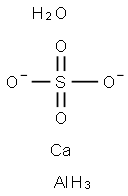 Aluminate(8-), hexaoxo[sulfato(2-)]di-, calcium (1:4) Structure