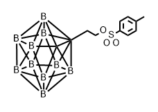 1-邻碳硼烷基-乙磺酸-2-醇甲苯磺酸酯, 120085-61-2, 结构式