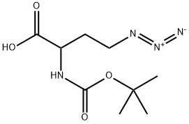 4-Azido-2-(Boc-amino)butanoic acid Structure