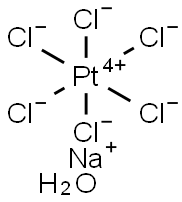 PLATINUM(Ⅳ) SODIUM CHLORIDE HYDRATE 结构式