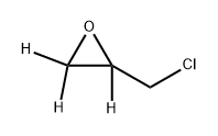 (+-)Epichlorohydrin-epoxy-d3 Struktur