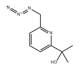 2-Pyridinemethanol, 6-(azidomethyl)-α,α-dimethyl- Structure