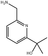 2-Pyridinemethanol, 6-(aminomethyl)-α,α-dimethyl- 化学構造式