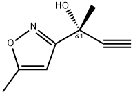 (R)-2-(5-methyl-1,2-oxazol-3-yl)but-3-yn-2-ol Structure