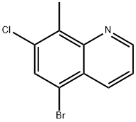 -Bromo-7-chloro-8-methylquinoline,120287-31-2,结构式