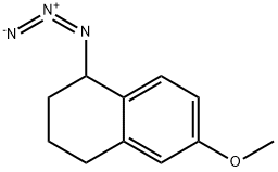 Naphthalene, 1-azido-1,2,3,4-tetrahydro-6-methoxy- Structure