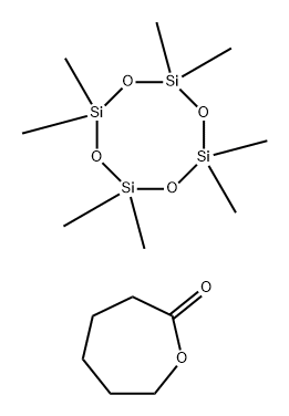 CAPROLACTONE-DIMETHYLSILOXANE-CAPROLACTONE BLOCK POLYMER, HYDROXYL TERMINATED Structure