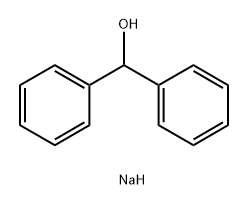 Benzenemethanol, α-phenyl-, sodium salt (1:1) Structure