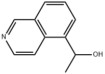 5-Isoquinolinemethanol, α-methyl- Struktur