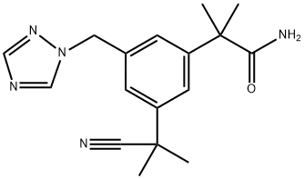 阿那曲唑杂质2,120512-03-0,结构式