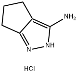 2,4,5,6-Tetrahydrocyclopenta[c]pyrazol-3-amine hydrochloride 结构式