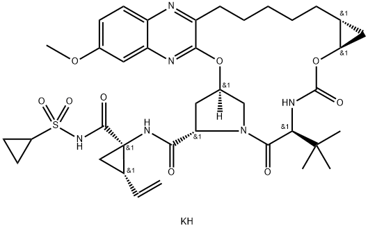 MK 5172 钾盐,1206524-86-8,结构式