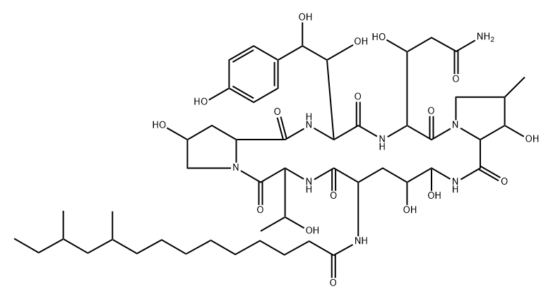 Pneumocandin A0 Struktur