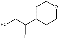 2H-Pyran-4-ethanol, β-fluorotetrahydro- Struktur