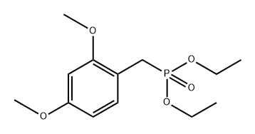 (2,4-二甲氧基苄基)磷酸二乙酯 结构式